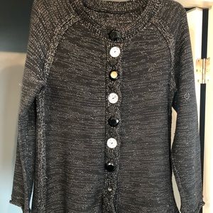 Button down sweater